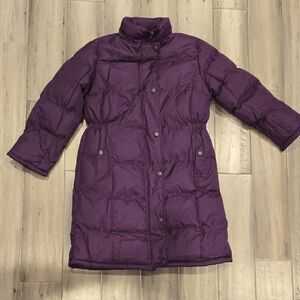 Stylish Kids' Purple Puffer Coat